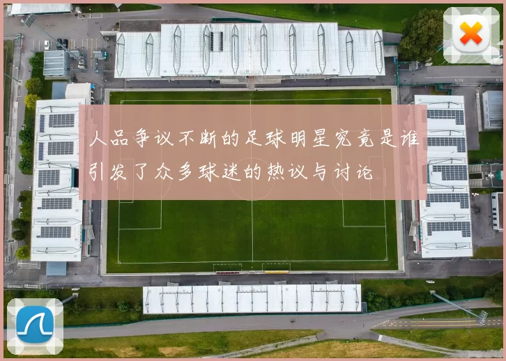 人品争议不断的足球明星究竟是谁引发了众多球迷的热议与讨论