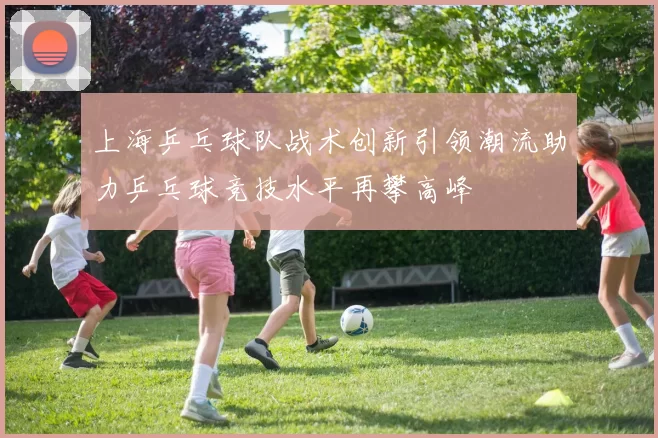 上海乒乓球队战术创新引领潮流助力乒乓球竞技水平再攀高峰